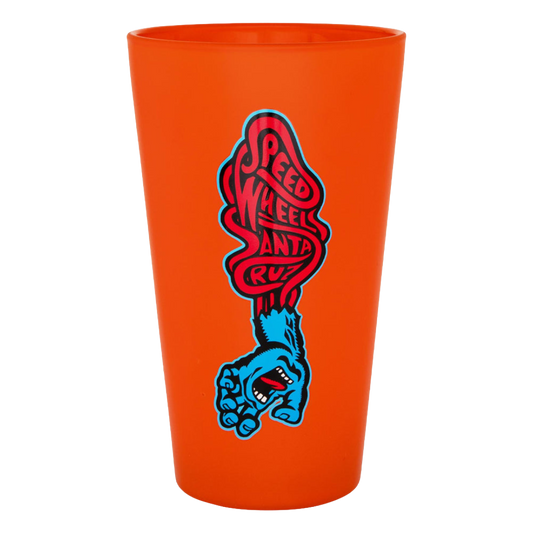OJ Wheels - Speed Wheels Screaming Hand 16oz Pint Glass