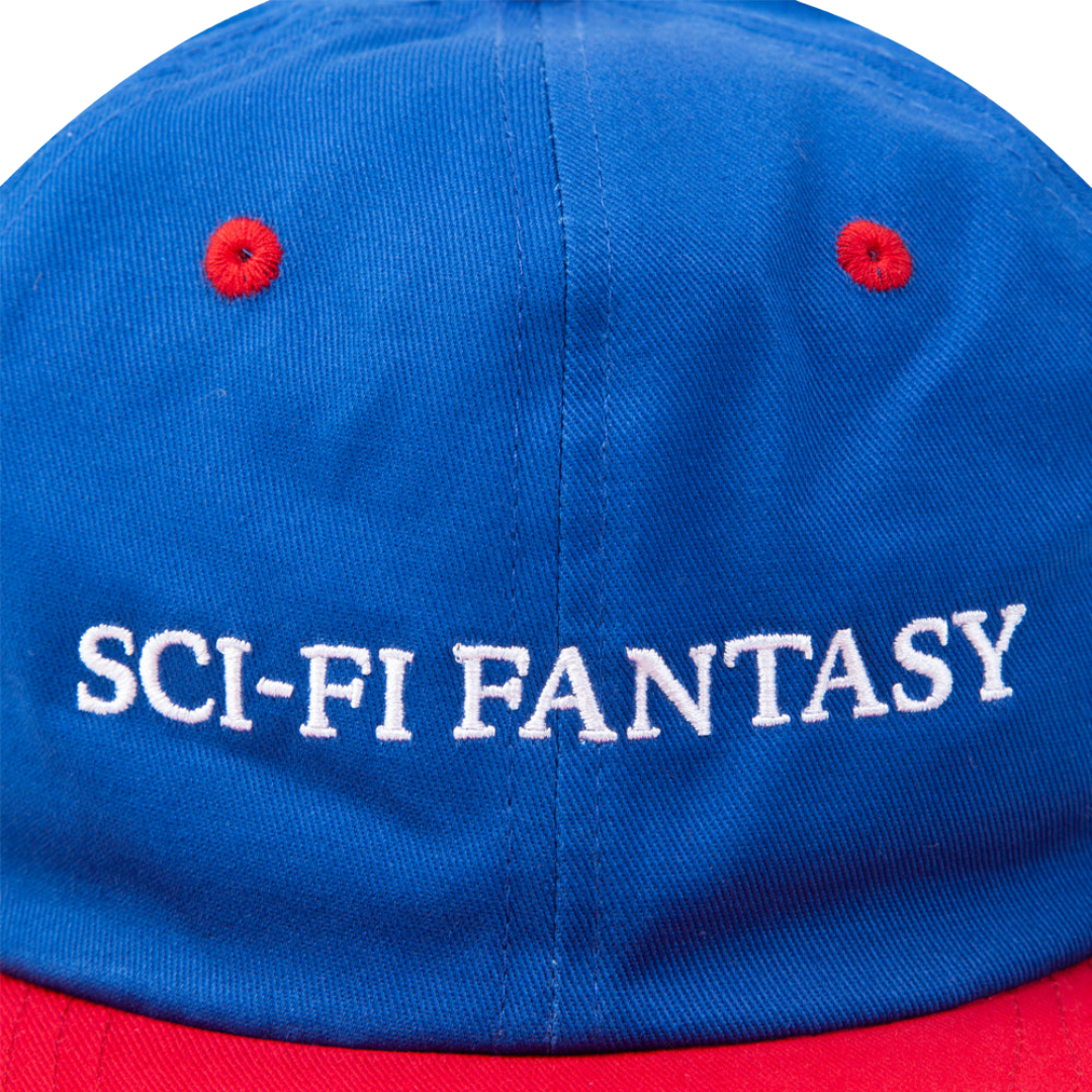 Sci-Fi Fantasy - Flat Logo Hat (Royal/Red)