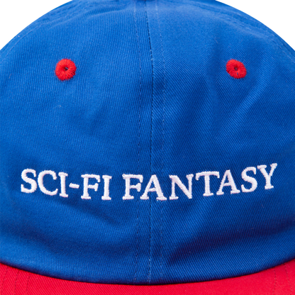 Sci-Fi Fantasy - Flat Logo Hat (Royal/Red)