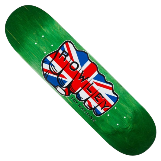 Toy Machine Skateboards - Geoff Rowley 'Union Jack Fist' 8.25" Deck
