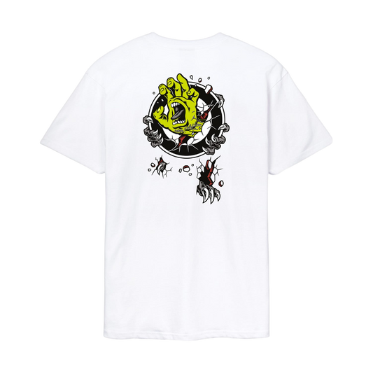 Santa Cruz - Roskopp Screaming Target Tee (White)