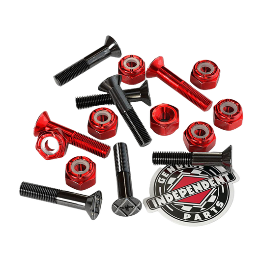 Independent Trucks - Phillips Bolts 1" (Black/Red)