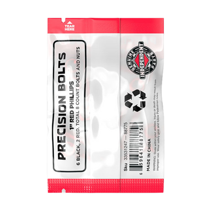 Independent Trucks - Phillips Bolts 1" (Black/Red)