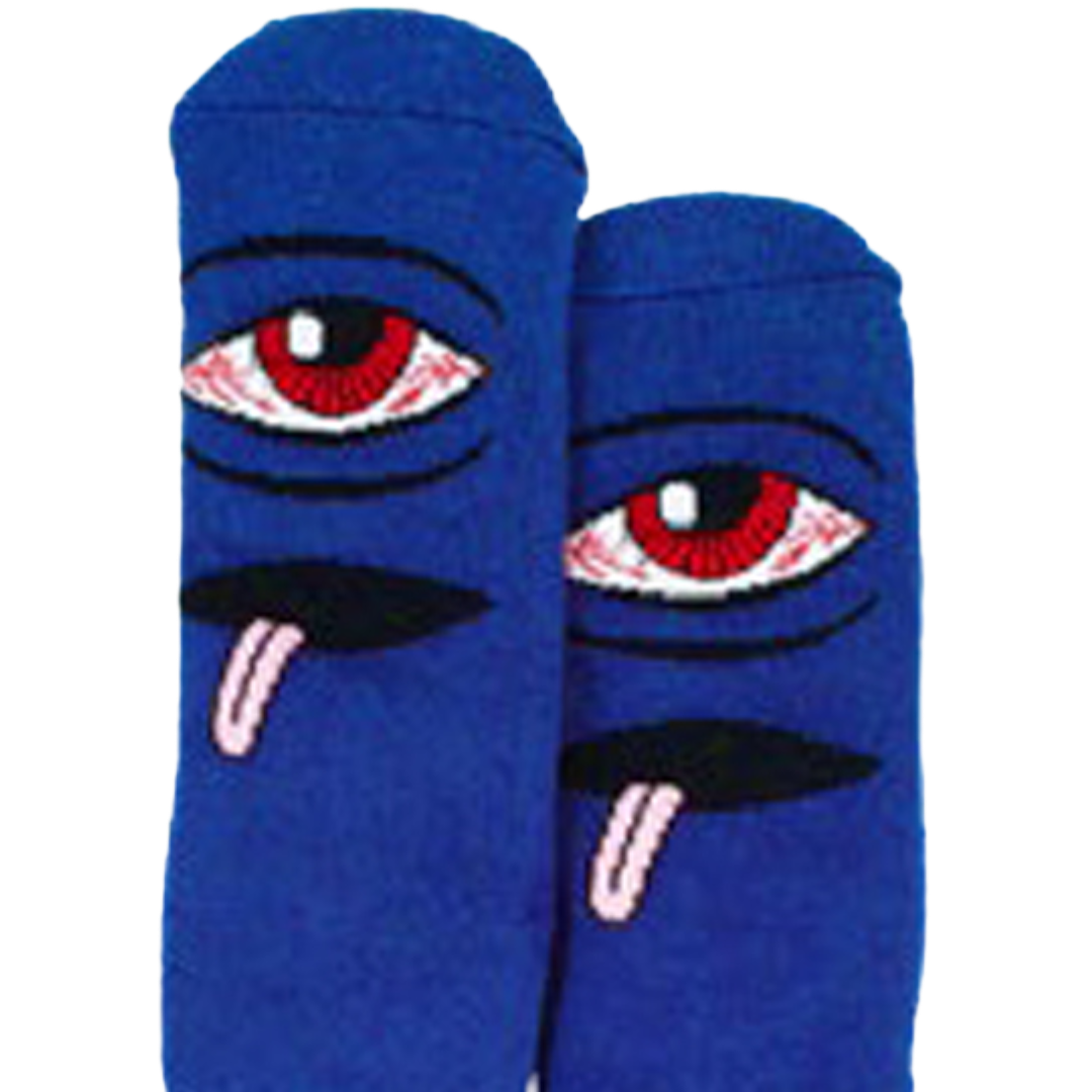 Toy Machine Skateboards - Bloodshot Eye Socks (Blue)