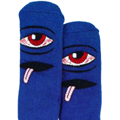 Toy Machine Skateboards - Bloodshot Eye Socks (Blue)