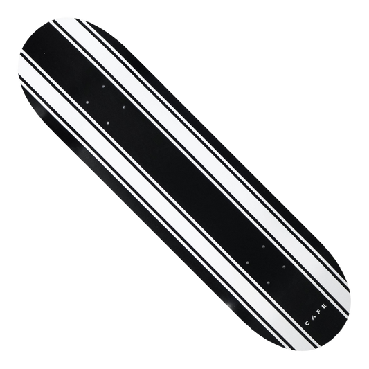 Skateboard Café - Stripe 8.125” Deck (Black/White)
