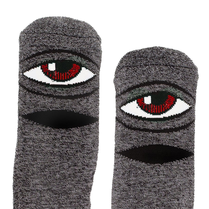 Toy Machine Skateboards - Sect Eye Socks (Heather Black)