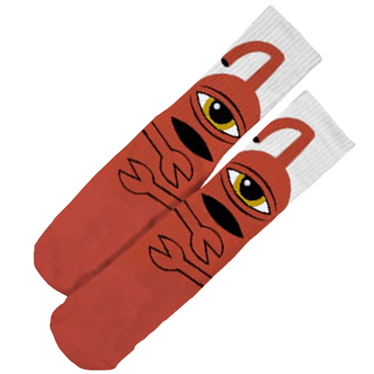 Toy Machine Skateboards - Sect Hug Socks (Rust)