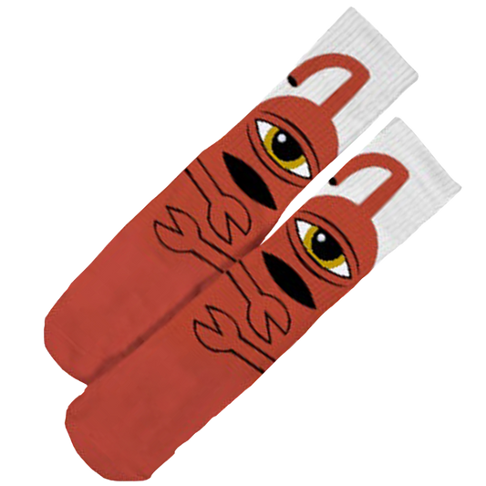 Toy Machine Skateboards - Sect Hug Socks (Rust)