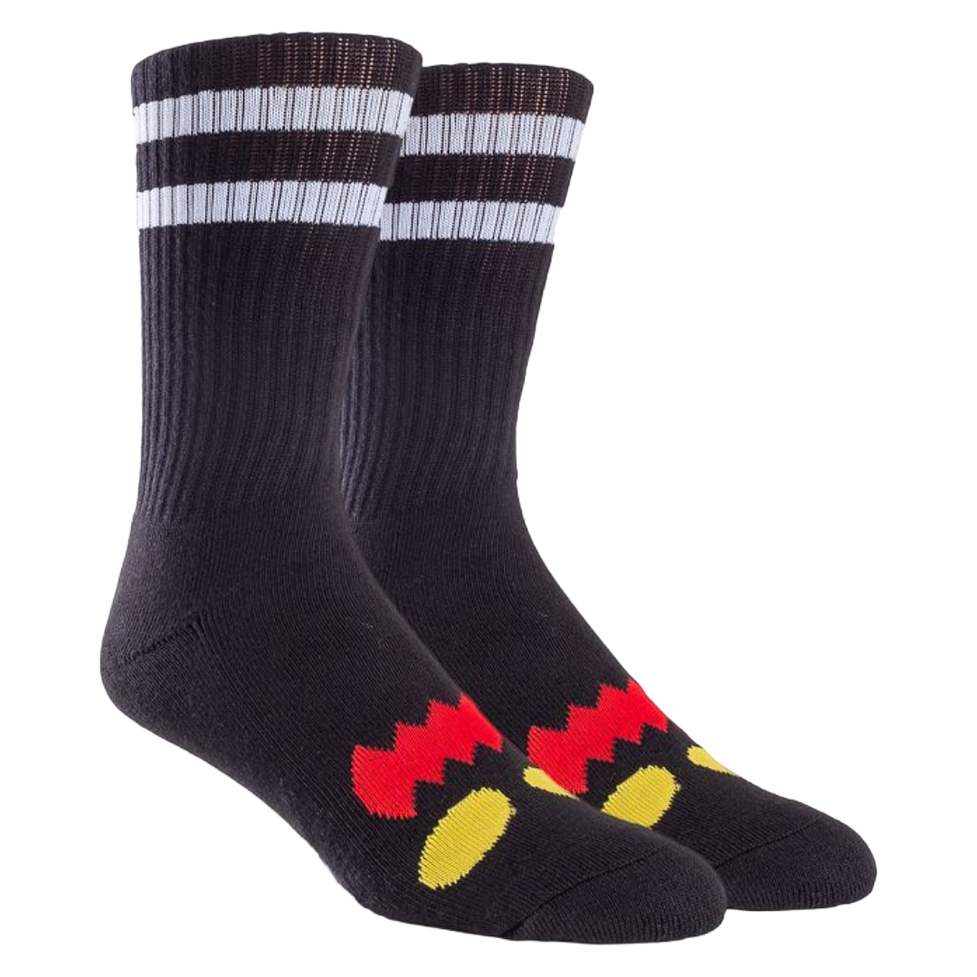 Toy Machine Skateboards - Monster Face Socks (Black)