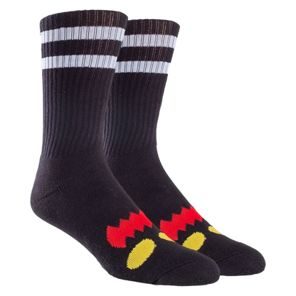 Toy Machine Skateboards - Monster Face Socks (Black)