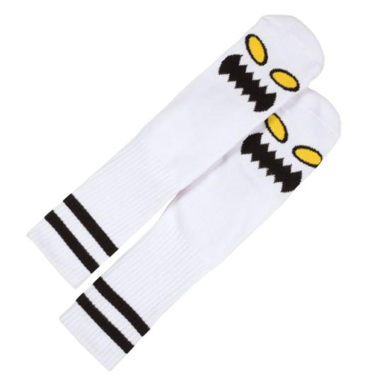 Toy Machine Skateboards - Monster Face Socks (White)