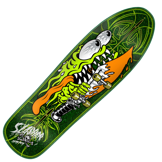 Santa Cruz - Keith Meek Slasher Green Pinstripe 9.23” Deck