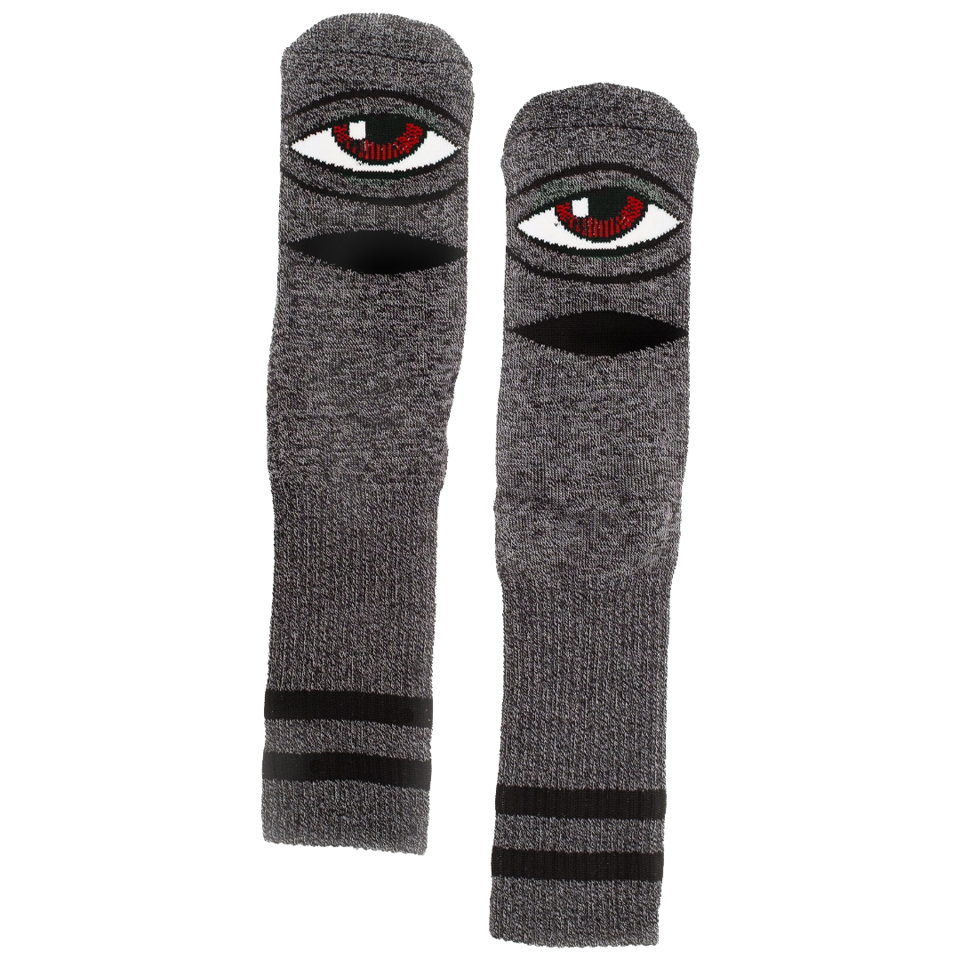 Toy Machine Skateboards - Sect Eye Socks (Heather Black)
