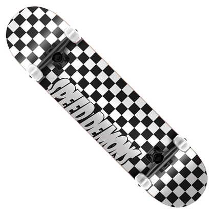 Speed Demons - Checkers 8" Complete (Black/White)
