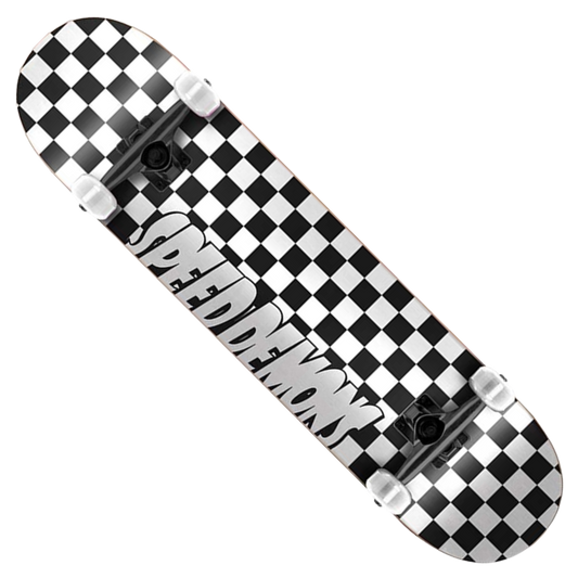 Speed Demons - Checkers 8" Complete (Black/White)