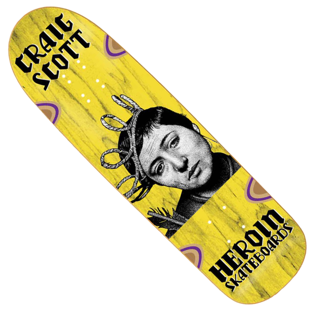 Heroin Skateboards - Craig Questions Joan 9.5" Deck