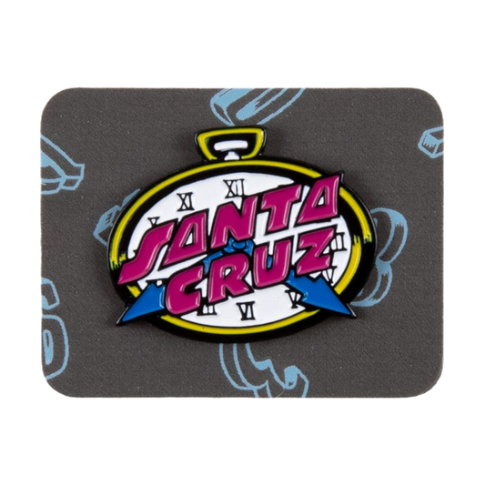 Santa Cruz - Grabke Clock Dot Pin Badge
