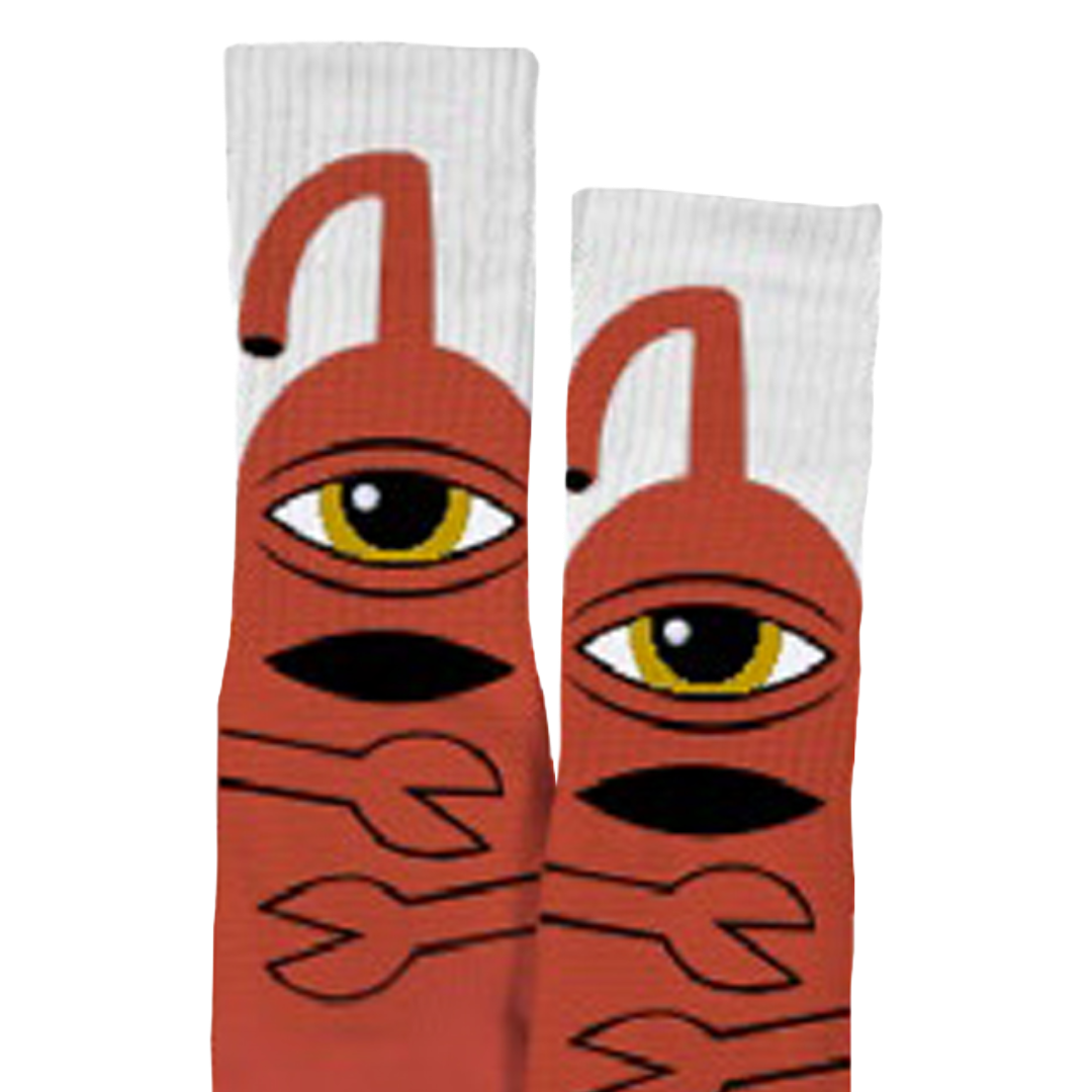 Toy Machine Skateboards - Sect Hug Socks (Rust)