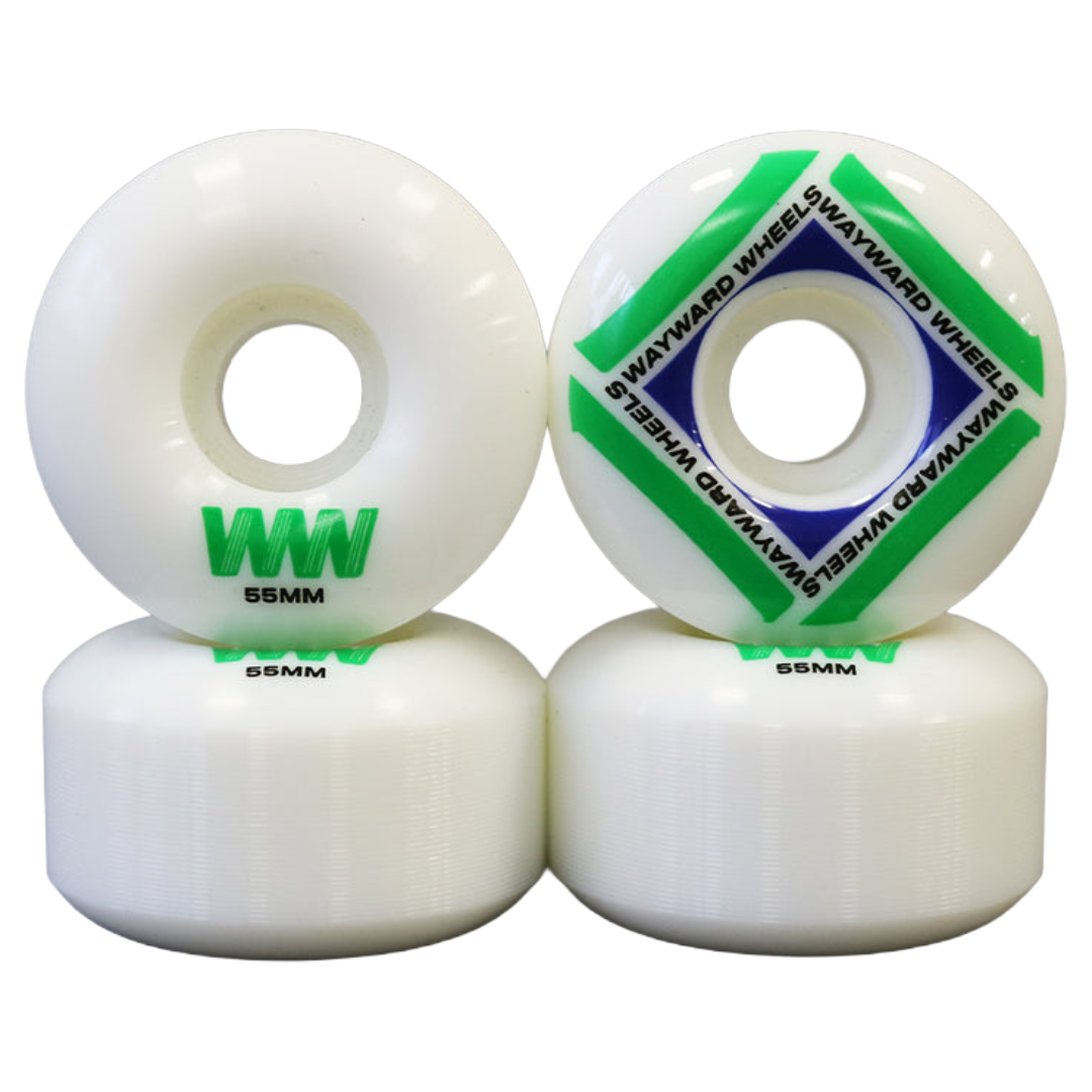 Wayward Wheels - Waypoint Formula Green 55mm