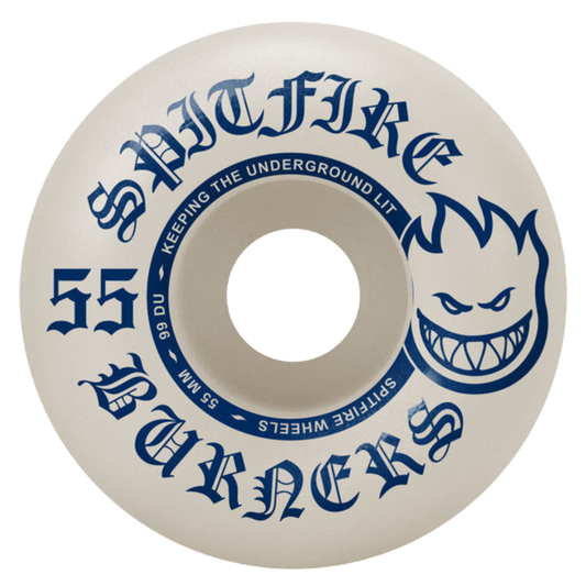 Spitfire Wheels - Bighead Burners 99a 55mm Wheels (White)