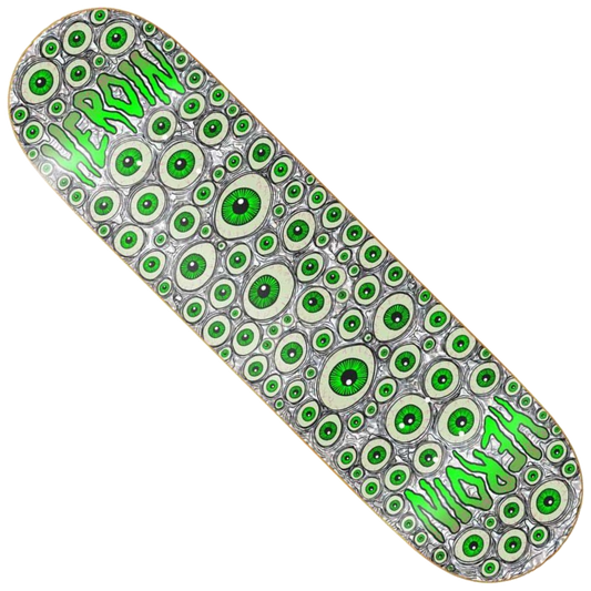 Heroin Skateboards - Symmetrical Eyes 8.25" Deck