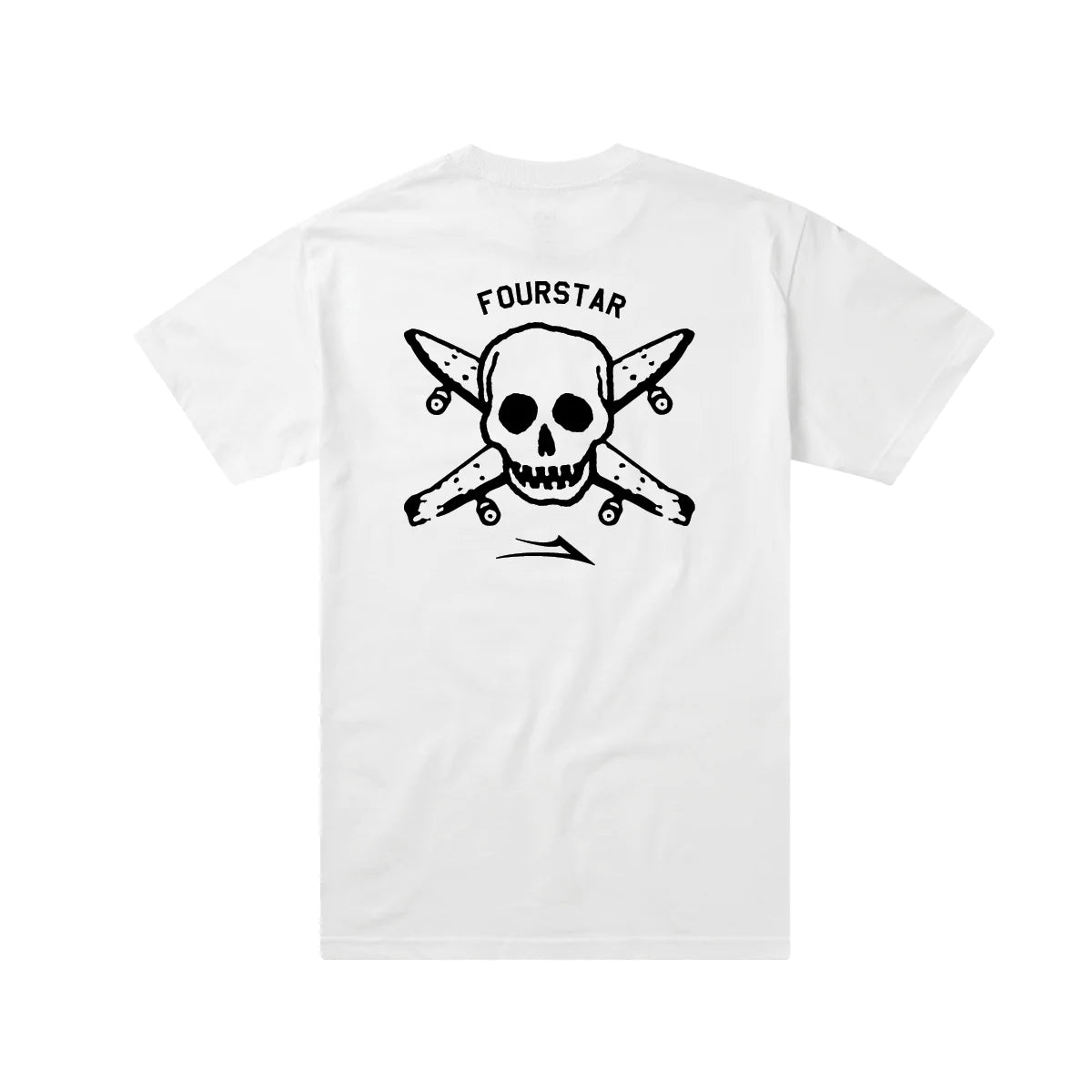 Lakai Footwear - Lakai x Fourstar Street Pirate T-Shirt (White)