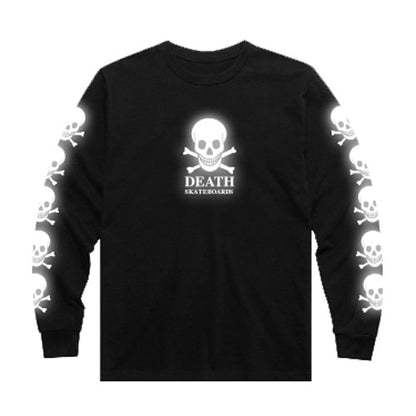 Death Skateboards - 3M Reflective Skull Longsleeve Tee