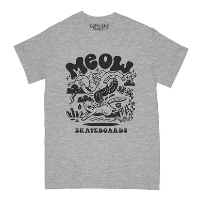 Meow Skateboards - Heddy Tee [Heather Grey]