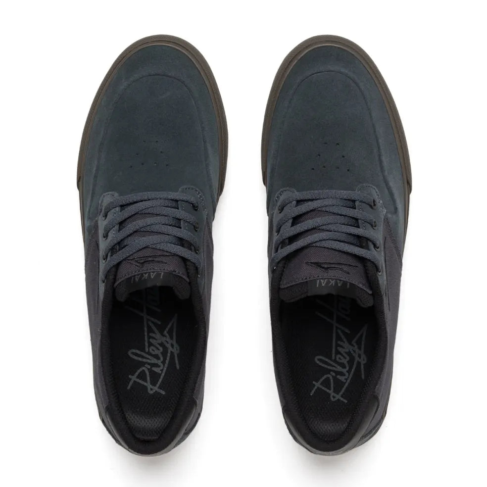 Lakai - Riley 3 Skate Shoe (Charcoal/Gum)